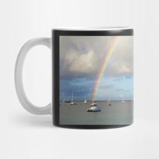 Rainbow over Simpson Bay Saint Martin Caribbean Mug